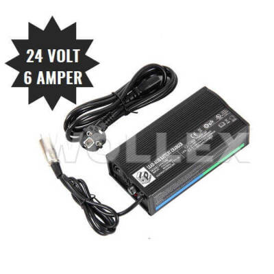 24 Volt 6 Amper Akülü Sandalye Şarj Cihazı - 1