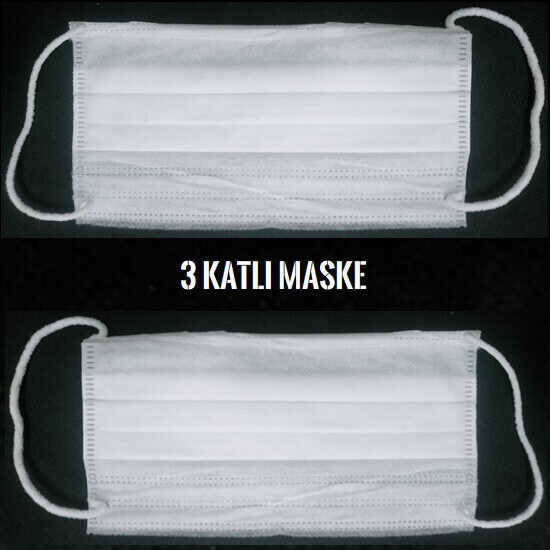 3 Katlı maske toptan satış - 1