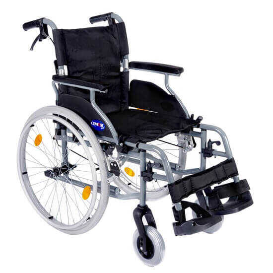 Comfort Plus DM-317 Grey Alüminyum Tekerlekli Sandalye - 1