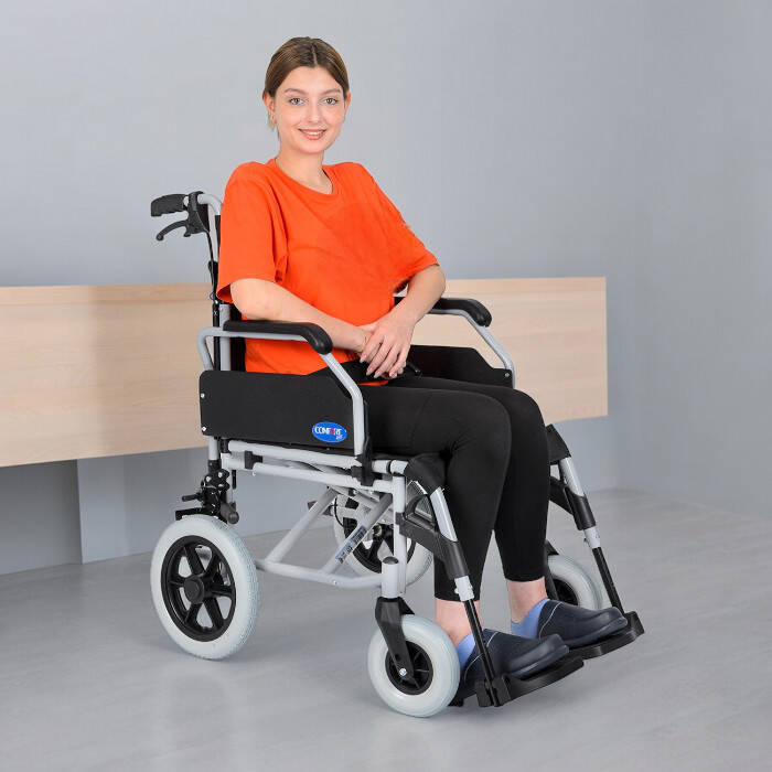 Comfort Plus DM-337Alüminyum Transfer Tekerlekli Sandalye 50 CM - 1