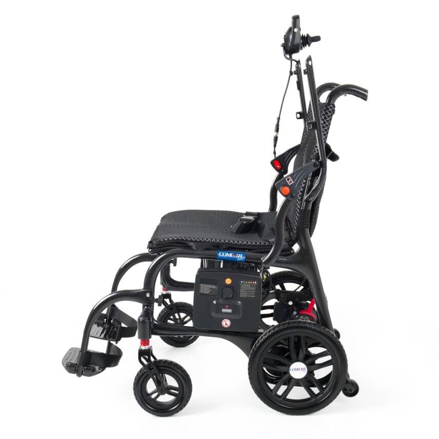 Comfort Plus DY01107 Karbon Akülü Tekerlekli Sandalye Ultra Hafif (20ah Lityum Pil) - 6