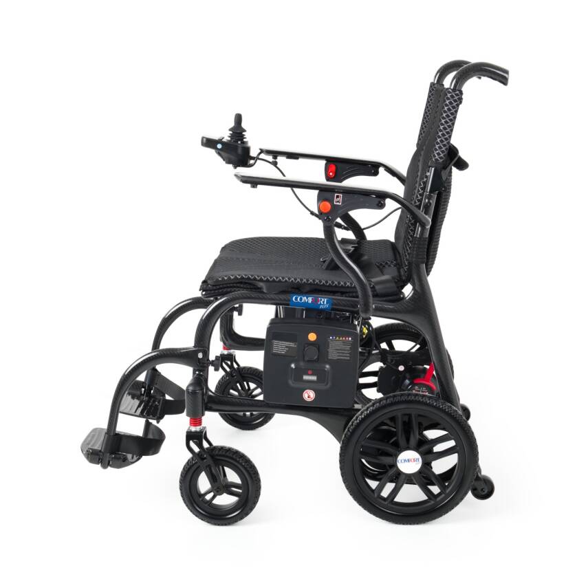 Comfort Plus DY01107 Karbon Akülü Tekerlekli Sandalye Ultra Hafif (20ah Lityum Pil) - 7