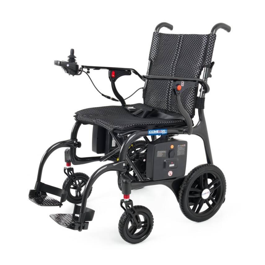 Comfort Plus DY01107 Karbon Akülü Tekerlekli Sandalye Ultra Hafif (20ah Lityum Pil) - 8