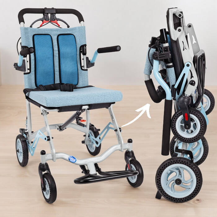 Comfort Plus DY01409LJ Hasta Transfer Sandalyesi Mavi - 1