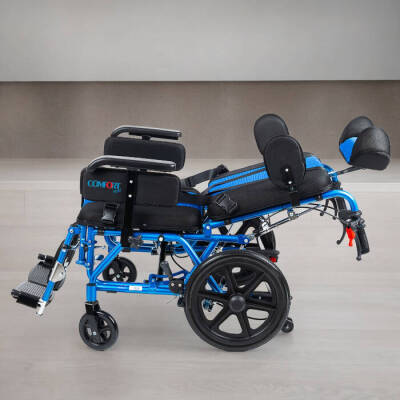 Comfort PLus DY01958LBCJ-44 CP Yetişkin Spastik Tekerlekli Sandalye - 3