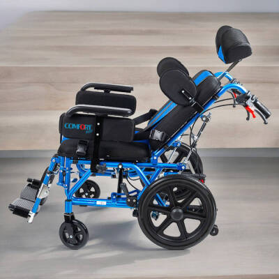 Comfort PLus DY01958LBCJ-44 CP Yetişkin Spastik Tekerlekli Sandalye - 4