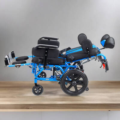Comfort PLus DY01958LBCJ-44 CP Yetişkin Spastik Tekerlekli Sandalye - 6