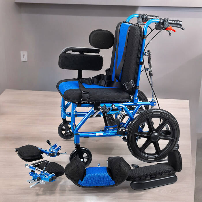 Comfort PLus DY01958LBCJ-44 CP Yetişkin Spastik Tekerlekli Sandalye - 7