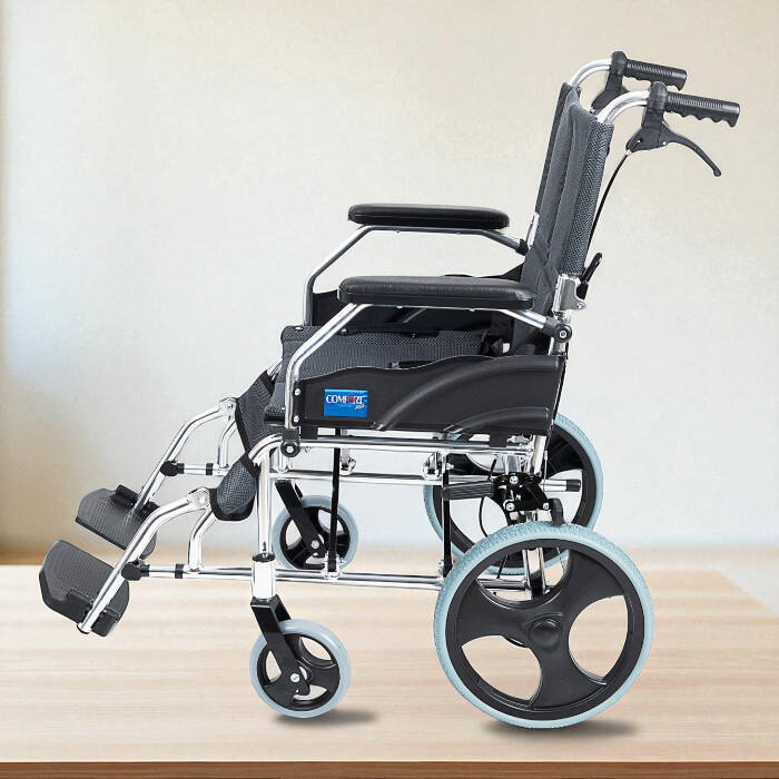Comfort Plus KY863LABJ -A12 Füme Alüminyum Transfer Özellikli Tekerlekli Sandalye - 3