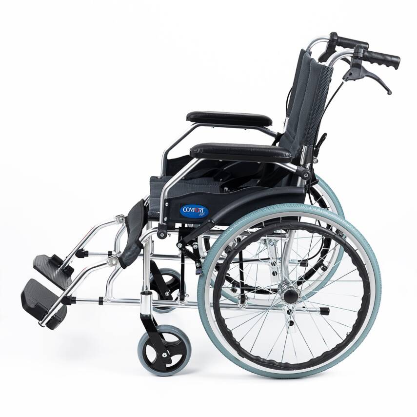 Comfort Plus KY863LAJ-A20 Füme Alüminyum Özellikli Tekerlekli Sandalye - 4