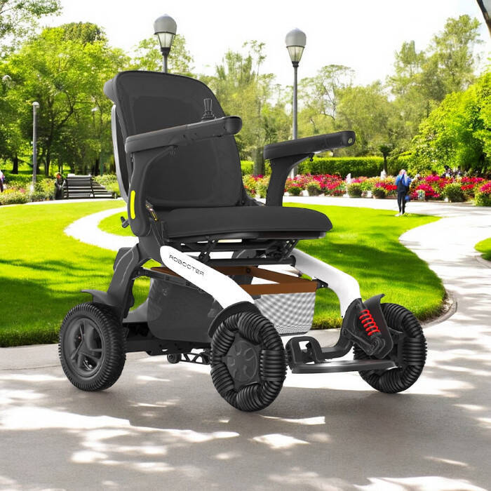 E60A Robooter Katlanabilir Akülü Tekerlekli Sandalye - 1