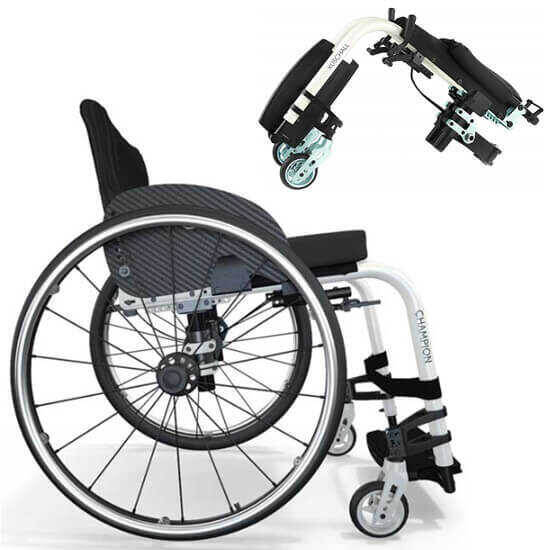 Kuschall Champion Karbon Katlanabilir Aktif Sandalye - 2
