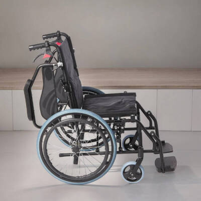 Leo 166 Alüminyum Refakatçi Tekerlekli Sandalye - Leo (1)