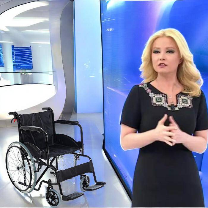 Müge Anlı Tekerlekli Sandalye Bağışı R201 - 1