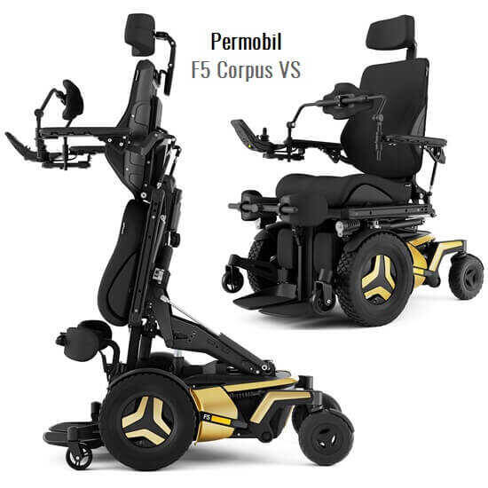 Permobil F5 Corpus VS Ayağa Kaldıran Akülü Sandalye - 1