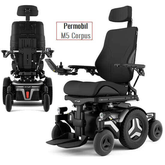 Permobil M5 Corpus Akülü Tekerlekli Sandalye - 1
