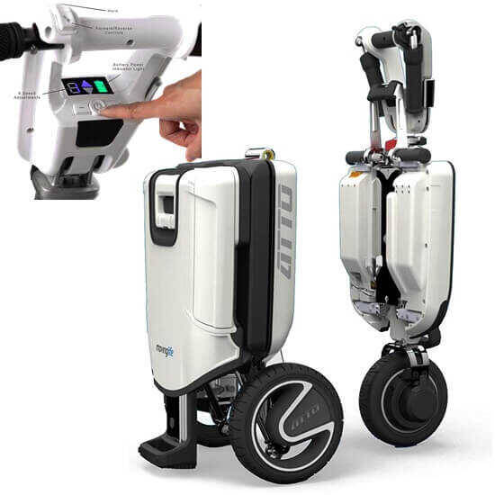 Scuba Atto S550 Katlanabilir Engelli Scooteri - 4