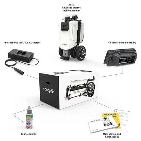 Scuba Atto S550 Katlanabilir Engelli Scooteri - 5