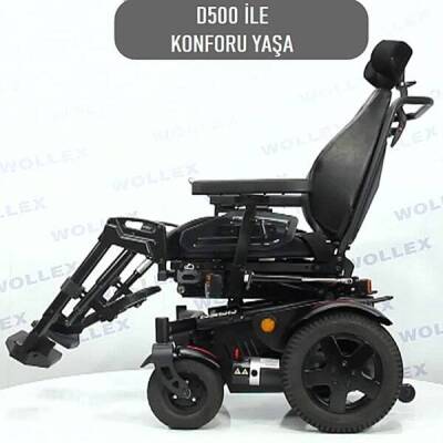 Wollex D500 Akülü Tekerlekli Sandalye Ful Özellikli - 3