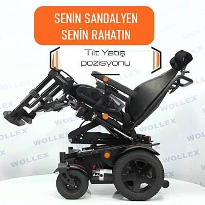 Wollex D500 Akülü Tekerlekli Sandalye Ful Özellikli - 6