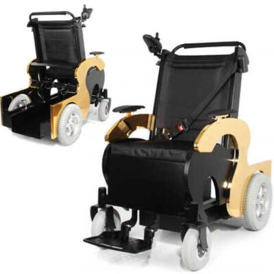Wollex Jetline-Gold Refakatçi Kullanımlı Akülü Sandalye - 1