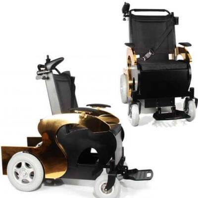 Wollex Jetline-Gold Refakatçi Kullanımlı Akülü Sandalye - 3