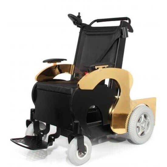Wollex Jetline-Gold Refakatçi Kullanımlı Akülü Sandalye - 4