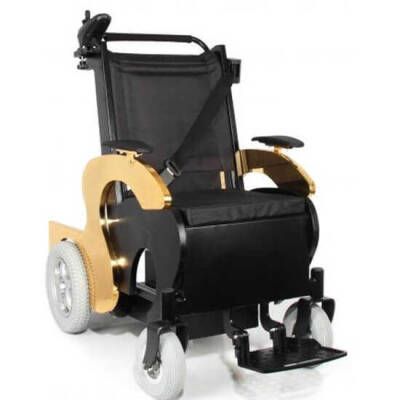 Wollex Jetline-Gold Refakatçi Kullanımlı Akülü Sandalye - 5