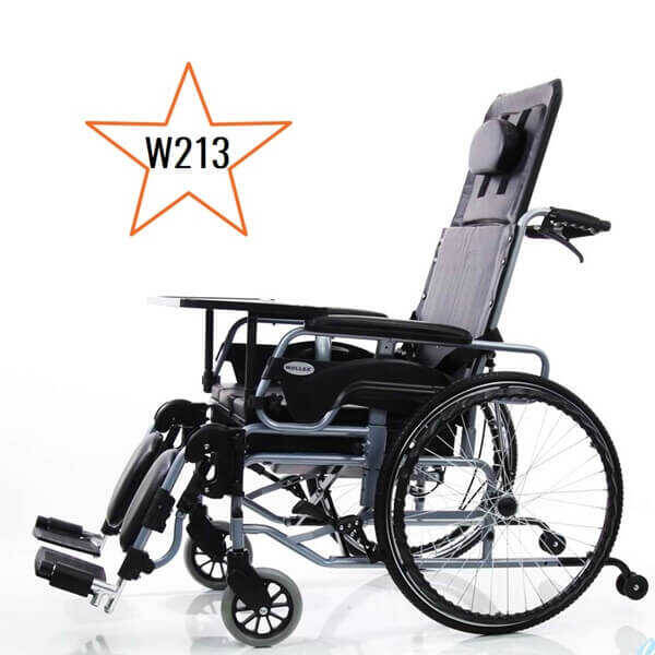 Wollex W213 Klozetli Hasta Tekerlekli Sandalyesi - 1