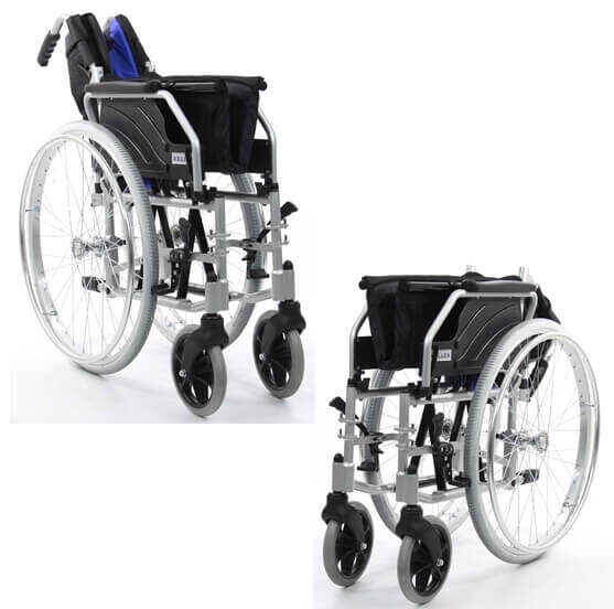 Wollex W217 Hafif Katlanır Tekerlekli Sandalye - 3
