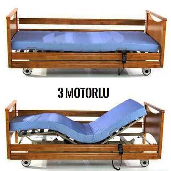 Wollex W323 Üç Motorlu Elektrikli Hasta Karyolası Yatağı - 1