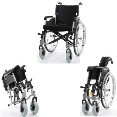 Wollex W466 Alüminyum Tekerlekli Sandalye: Katlanır, Hafif - 3