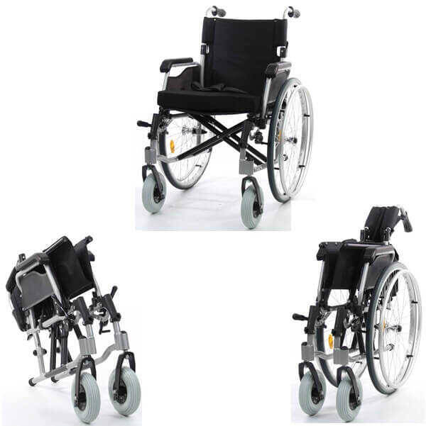 Wollex W466 Alüminyum Tekerlekli Sandalye: Katlanır, Hafif - 3
