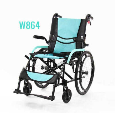 Wollex W864 Refakatçi Kullanımlı Tekerlekli Sandalye - 1
