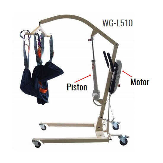 Wollex WG-L510 Motorlu Hasta Taşıma Lifti - 1