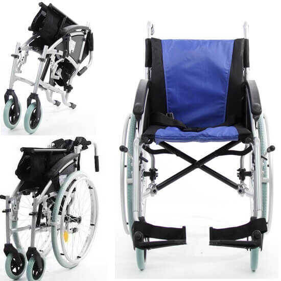 Wollex WG-M314 Hafif Katlanabilir Tekerlekli Sandalye - 4