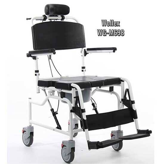 Wollex WG-M698 Baş Boyun Destekli Banyo WC Sandalyesi - 1