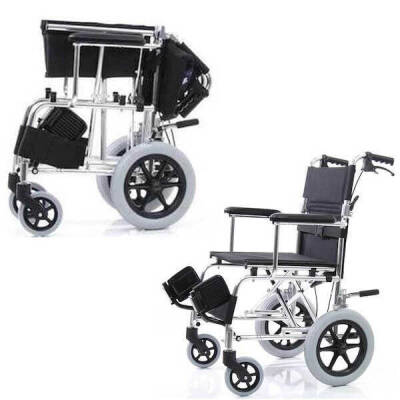Wollex WG-M805-18 Katlanabilir Refakatçı Tekerlekli Sandalye - 2
